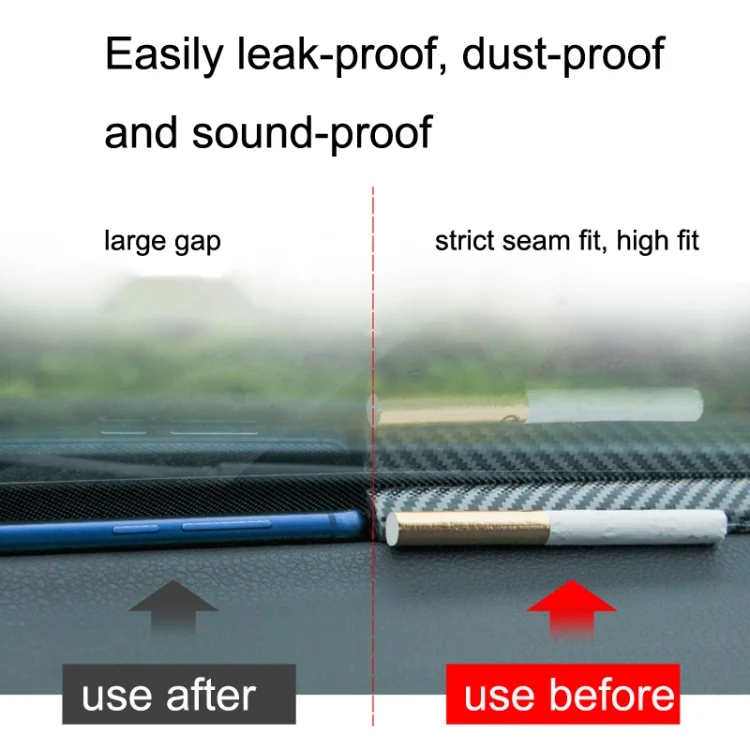 TBD0603112601_B5.webp Car Elastomer Seal Rubber Strip Instrument Panel Leakproof Dustproof Soundproof Universal - Image 6