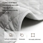 JSB-1 Graphene Heating Pad Timed Water Washing Electric Blanket, Size: - Image 4