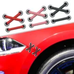 10 PCS Shoelace Car Sticker Body Cover Up Scratch Patch Sticker - Image 5