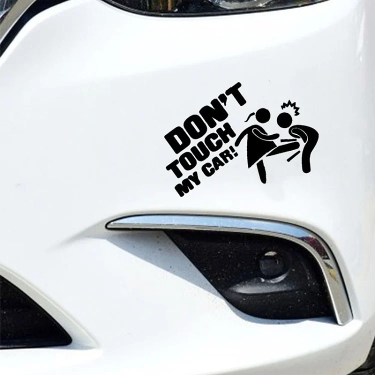 TBD0603118501_B3.webp 10 PCS Car Sticker Do Not Touch My Car Personalised Reflective Warning Sticker - Image 4