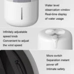 SZM120 Large Capacity Negative Ion Antibacterial Indoor Air Purifier, Plug: - Image 5