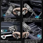 SUITU Car Wireless Wet And Wet Charging Handheld Vacuum Cleaner, Style: - Image 5