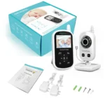 UU24 2.4 Inch Wireless Baby Monitor Camera Temperature Monitor 2 Way Audio VOX Lullaby - Image 6