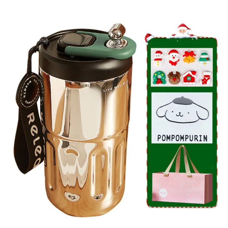 Relea JV012237 Portable Stainless Steel Coffee Insulation Cup, Style: