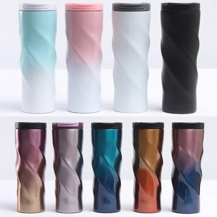 TBD0603126801_B1.webp Stainless Steel Thread Insulation Cup Creative Alien Rotation Cup - Image 2