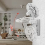 Punch-free Plastic Bracket for Surveillance Swing-head Cameras - Image 5