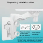 Punch-free Plastic Bracket for Surveillance Swing-head Cameras - Image 6