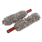 2 PCS Car Cleaning Chenille Long Handle Round Car Wash Duster - Image 2