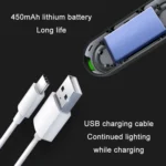 Car Strong Magnetic Dome Light USB Rechargeable Lighting LED Light - Image 4