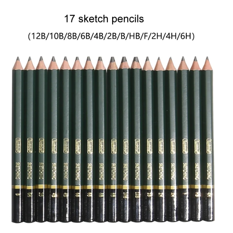 TBD0603132301_B2.webp 42 In 1 Drawing Painting Sketch Kit with Pencil Erasers Sharpener - Image 3