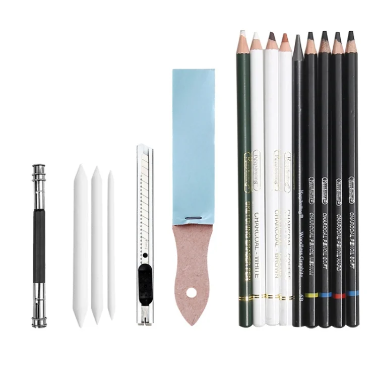 TBD0603132301_B3.webp 42 In 1 Drawing Painting Sketch Kit with Pencil Erasers Sharpener - Image 4