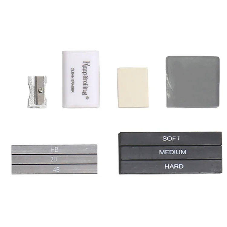 TBD0603132301_B4.webp 42 In 1 Drawing Painting Sketch Kit with Pencil Erasers Sharpener - Image 5