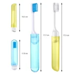 Portable Business Trip Folding Toothbrush Multi-color Super Soft Bristles Toothbrush - Image 3