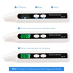 HS-018 LCD Display Skin Analyzer Skin Moisture Tester Skin Oil Test Meter - Image 3