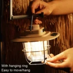 LY02 LED Retro Lantern Hand Tent Lamp USB Charging Camping Light - Image 5