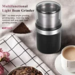 M200B Electric Mini Coffee Grinder Grain Bean Grinding Machine, Spec: - Image 2