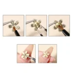 20pcs Metal Rotatable Bearing For DIY Crystal Jewelry Nail Art Decorations - Image 3