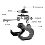 Motorcycle Electric Bike Item Movable Double Hooks Aluminum Helmet Hanger Modification Accessories - Image 4