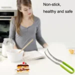 YG-WS03 Stainless Steel Watermelon Clip Easy Access Integrated Plastic Handle Cantaloupe Cut Fruit Cutting Device - Image 5