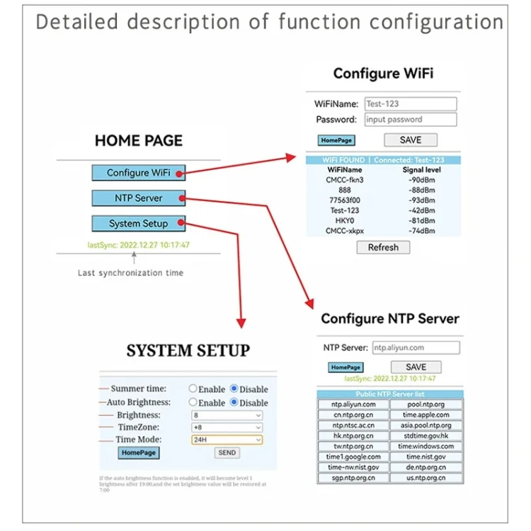 TBD06031655_B3.webp 0.8 Inch Electronic Clock Movement Module WIFI Digital Tube Digital Time Display - Image 4