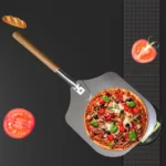 Detachable Aluminum Oak Pizza Cake Transfer Shovel Kitchen Baking Tools - Image 2