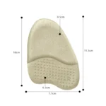 2pairs GEL Sweat-absorbing and Breathable Forefoot Pad High Heels Anti-slip Mat - Image 3