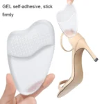 2pairs GEL Sweat-absorbing and Breathable Forefoot Pad High Heels Anti-slip Mat - Image 4