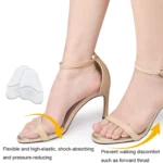 2pairs GEL Sweat-absorbing and Breathable Forefoot Pad High Heels Anti-slip Mat - Image 5