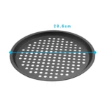 BM1076 Round Pizza Pie Nonstick Baking Pan with Perforated Bottom Baking Mold - Image 3