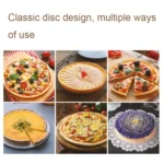 BM1076 Round Pizza Pie Nonstick Baking Pan with Perforated Bottom Baking Mold - Image 5