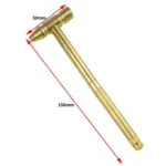 6 in 1 Multifunctional Mini Household Brass Hammer Screwdriver - Image 3