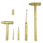6 in 1 Multifunctional Mini Household Brass Hammer Screwdriver - Image 4