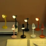 LED Foldable Mini Magnetic Desk Lamp with Clip - Image 2