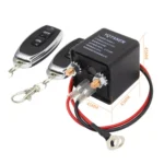 YQTANEN Car Battery Leakage Protection Remote Control Power Off Relay, Voltage: - Image 3