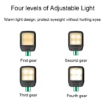 Portable Book Clip Light Four-Gear Adjustable Charging Eye Protection Lamp - Image 3