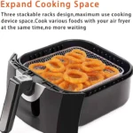 Air Fryer Accessories Three-Layer Steam Rack Stackable Dehydration Rack - Image 4
