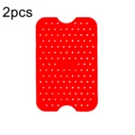 For NINJA DZ201 DZ401 Air Fryers 2pcs Silicone Pad Rectangular Liner