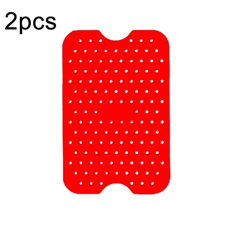 For NINJA DZ201 DZ401 Air Fryers 2pcs Silicone Pad Rectangular Liner