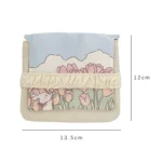 BD0443 2pcs Cartoon Pattern Large Capacity Sanitary Storage Bags - Image 3