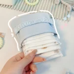 BD0443 2pcs Cartoon Pattern Large Capacity Sanitary Storage Bags - Image 5