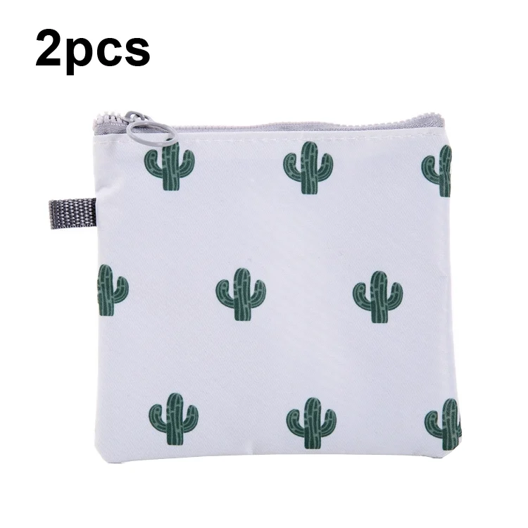 TBD0603207101A.webp SN-031 2pcs Waterproof Zipper Sanitary Napkin Storage Bag Coin Card Bag - Image 1