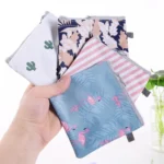 SN-031 2pcs Waterproof Zipper Sanitary Napkin Storage Bag Coin Card Bag - Image 2