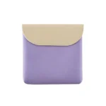 D9900 Simple Lipstick Bag PU Leather Sanitary Storage Bags
