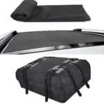 15 Cubic Foot Car Universal Rainproof Roof Luggage Outdoor Camper Roof Bag + Non-slip Mat - Image 2