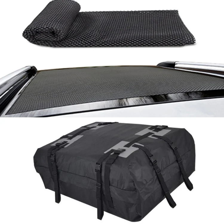 TBD0603208401_B1.webp 15 Cubic Foot Car Universal Rainproof Roof Luggage Outdoor Camper Roof Bag + Non-slip Mat - Image 2