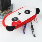 3pcs Children Cute Animal Plush Pencil Bag Stationery Storage Bag - Image 4