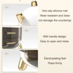 Desktop Dressing Table Cosmetic Dustproof Storage Box - Image 3