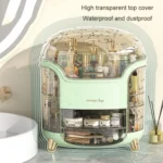 Desktop Dressing Table Cosmetic Dustproof Storage Box - Image 5