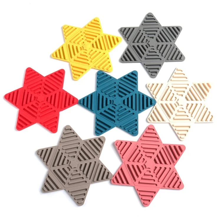 TBD0603214301_B1.webp Folding Pot Cushion Silicon Tea Cup Insulation Pad House Table Non-slip Place Mats - Image 2