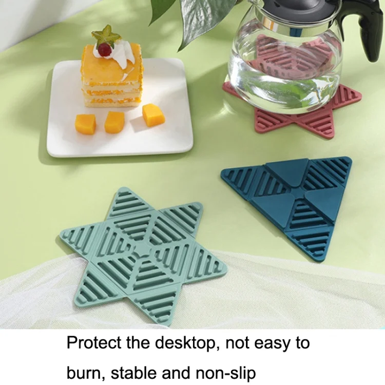 TBD0603214301_B3.webp Folding Pot Cushion Silicon Tea Cup Insulation Pad House Table Non-slip Place Mats - Image 4